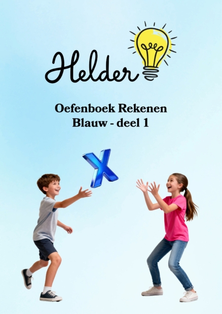 Oefenboek rekenen Blauw - deel 1